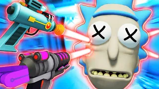 KILLING RICK SANCHEZ And REVIVING HIM (Rick and Morty: Virtual Rick-ality Gameplay)