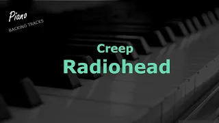 Creep - Radiohead (Lower Key) (Piano Instrumental Backing Track Karaoke)