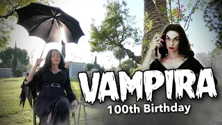 Vampira's 100th Birthday at Hollywood Forever Cemetery   4K