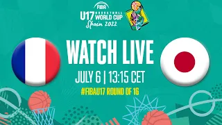Full Basketball Game | France v Japan hosted by Jacinta | FIBA U17 Basketball World Cup 2022