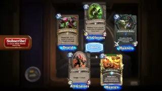 1 Golden Rare & 1 Rare Hearthstone Cards! Hearthstone Packs Opening Daily, Sep 21