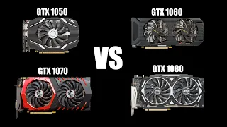 Битва - 1050 TI vs 1060 vs 1070 vs 1080