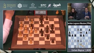 Magnus Carlsen vs Maxime Vachier-Lagrave FIDE World Blitz Championship Round 16