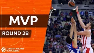 Turkish Airlines EuroLeague Regular Season Round 28 coMVPs: Nikola Milutinov & Ricky Hickman