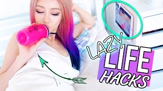 12 LIFE HACKS Every LAZY PERSON Should Know!!!