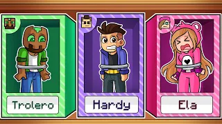 MINECRAFT pero NOS CONVERTIMOS en JUGUETES 😂😱 HARDY y TROLERO