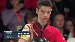 Solomon Salama shoots televised 299 during 2017 Junior Gold U15 championship