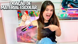 ARRUMANDO MEU MATERIAL ESCOLAR * DOEI MUITA COISA!