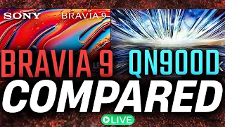 Sony BRAVIA 9 vs Samsung QN900D Mini LED TV Comparison Live