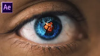 ZOOM INTO EYE EFFECT [After Effects 2020 Transition Tutorial] No Plugins Required