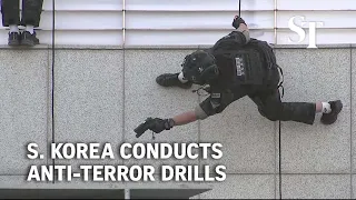 South Korea conducts anti-terror attack drills