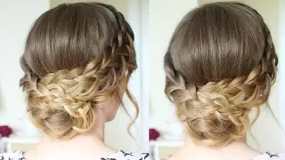 Romantic Braided Updo | Braided Hairstyles | Braidsandstyles12