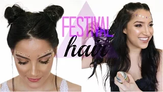 Festival Inspired Hair Tutorial For Coachella!