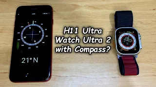 H11 Ultra (IWO Watch Ultra 2) with Compass? Apple Watch Ultra Top 1 Copy! - ASMR