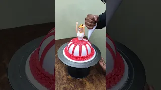 Cute Doll Cake design #trending #shortvideo #viral #ytshorts #shortsfeed