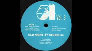 OLD NIGHT AT STUDIO 54 VOL. 3 Side 1 * Mason & Smith * Perfect Song Ltd GKE2222