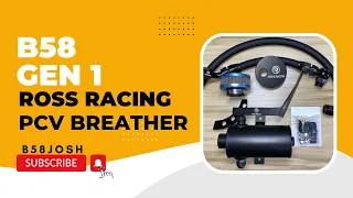 The BEST B58 PCV Solution | Ross Racing PCV Breather | Install DIY