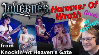Lovebites - Hammer Of Wrath - (live) Knockin' At Heaven's Gate - reaction
