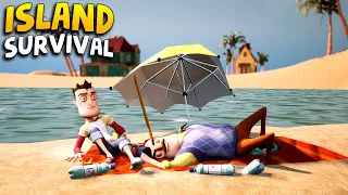 Hello Neighbor ISLAND SURVIVAL!!! | Hello Neighbor Gameplay (Mods)