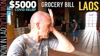 $5000 Covid-19 Relief Grocery Bill in Laos | Now in Lao