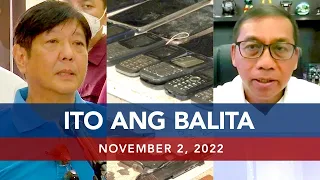 UNTV: Ito Ang Balita | November 2, 2022