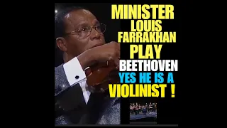 NIMH Ep #303  Minister Farrakhan play Beethoven on his violin and in concerto!!