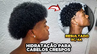 HIDRATAÇÃO PARA CABELOS CRESPOS 3C/4A