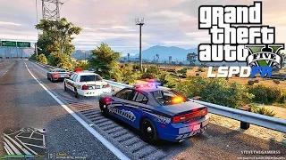 GTA 5 LSPDFR 0.3.1 - EPiSODE 27 - LET'S BE COPS - SHERIFF PATROL (GTA 5 PC POLICE)  HIGH SPEED