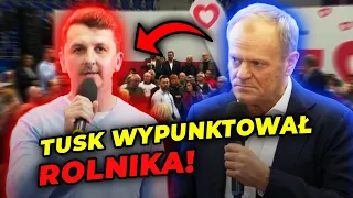 "TO WAM PASOWAŁO"! Tusk sprowadził rolnika na ziemię