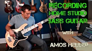 Bass Session Recording and playing tips with Nashville Bassist Amos Heller - Produce Like A Pro