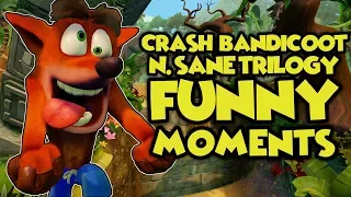 FEEL THE NOSTALGIA (Crash Bandicoot N. Sane Trilogy Fails & Funny Moments)