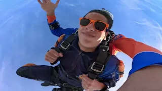 Daniel Abreu, salto de paraquedas em Boituva-SP 11 04 2024