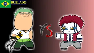 Zoro vs Akaza Dublado ! - Animação Verso Fruits #39