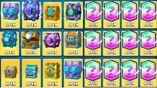 LEGENDARY FROM EVERY CHEST IN CLASH ROYALE - ALL CHEST OPENING & DRAFT CHEST