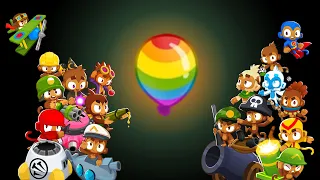 Every Tier 0 VS Rainbow Bloon | BTD6