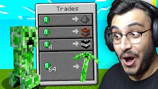 I CAN TRADE WITH ANY MOB IN MINECRAFT | RAWKNEE