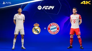 EA FC 24 - Real madrid vs Bayern Munich | UEFA Champions League | PS5™ Gameplay [4K60]