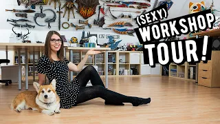 My MASSIVE 970 sqft cosplay workshop!