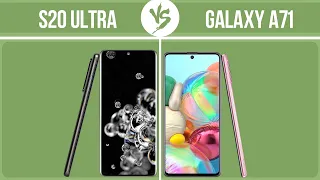 Samsung Galaxy S20 Ultra vs Samsung Galaxy A71 ✔️