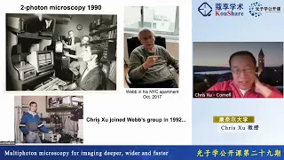 光子学公开课第二十九期-康奈尔大学Chris Xu教授-Multiphoton microscopy for imaging deeper, wider and faster