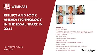 The Legal 500 Webinars: Reflect and look ahead: technology in the legal space in 2022