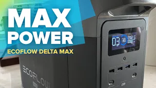 EcoFlow DELTA Max & 400w Solar Panel Review - Best large Power Station in 2022