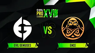 Evil Geniuses vs. ENCE - Map 1 [Mirage] - ESL Pro League Season 18 - Group B