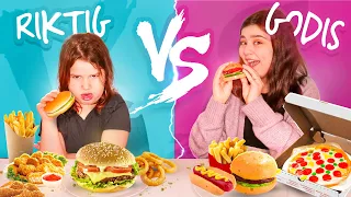 GUMMY vs REAL FOOD - GODIS vs MAT CHALLENGE *Del 1*