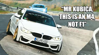 F1 Driver Robert Kubica in BMW M4 on the Nürburgring! | Fast&Fun