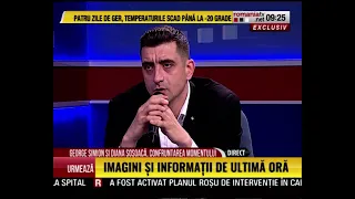 Moment stânjenitor la întâlnirea dintre George Simion si Diana Șoșoacă