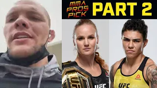 MMA Pros Pick ✅ Valentina Shevchenko vs. Jessica Andrade - Part 2 👊 UFC 261