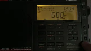 Tecsun PL-680 tone on wide AM