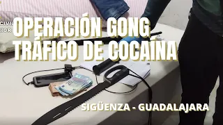 Operación Gong. Desarticulada organización criminal en Sigüenza dedicada al tráfico de cocaína.