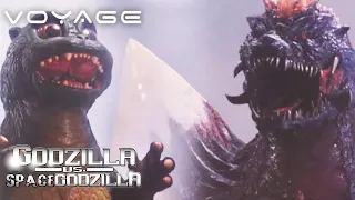 Godzilla vs. SpaceGodzilla | Little Godzilla Tries To Fight | Voyage